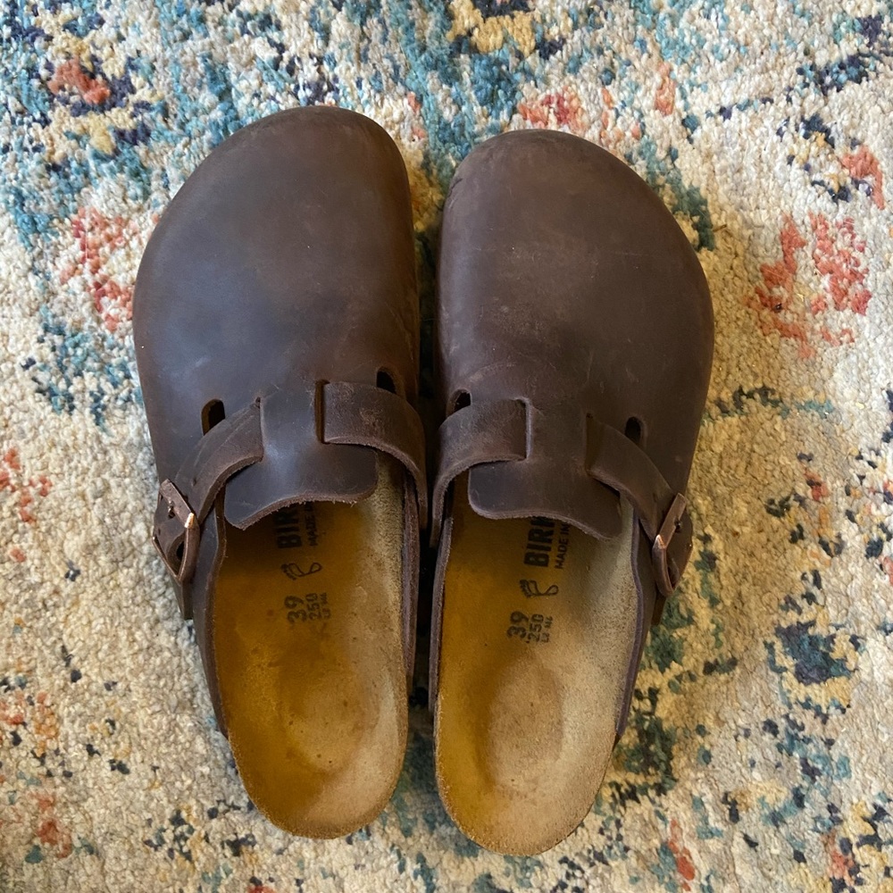 Birkenstock Boston clog in Habana, size 39